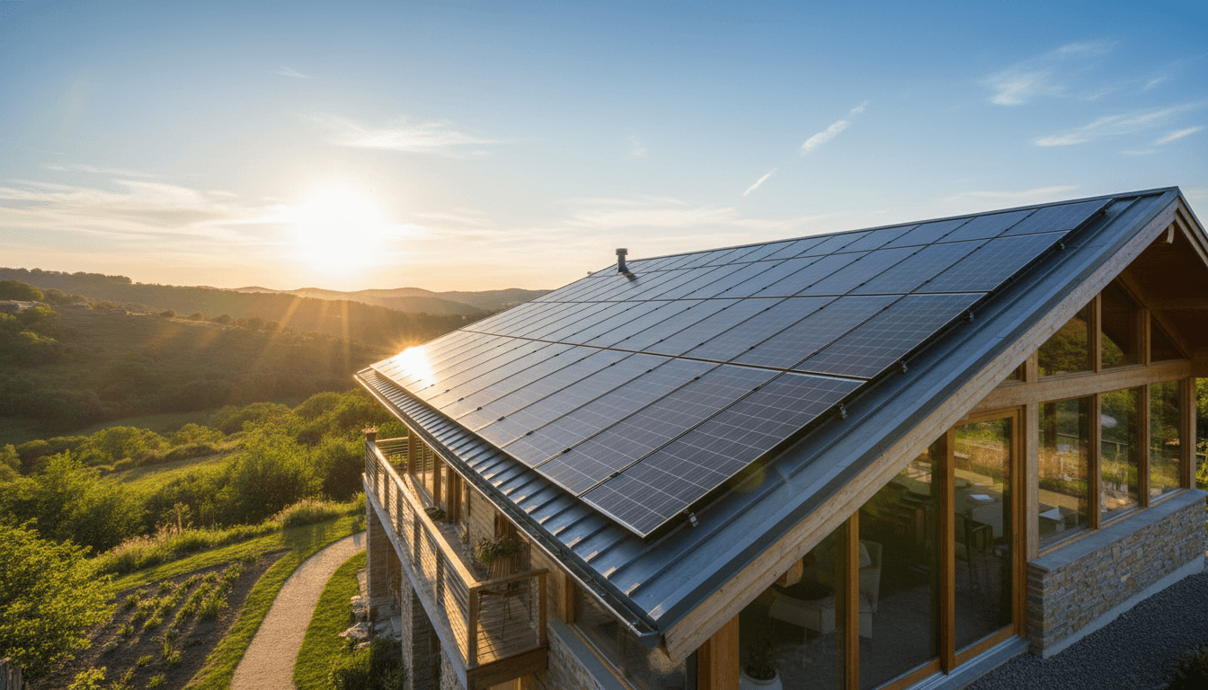 Solar panels installation